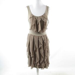 Ric Rac brown cotton blend dress XS